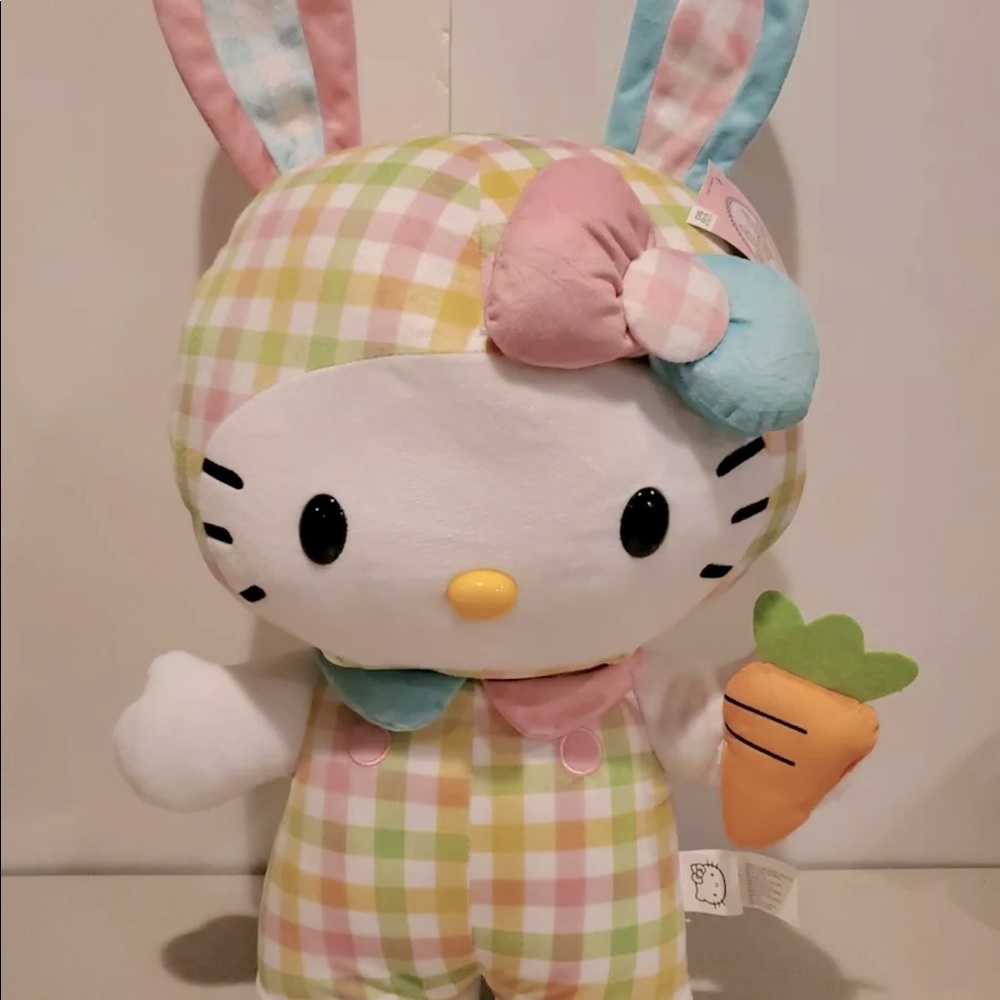 2022 Hello Kitty Easter Greeter Plush Bunny 20 Inches CVS Exclusive